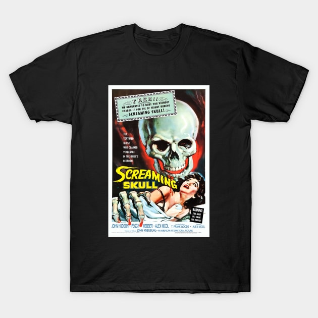 The Screaming Skull T-Shirt by RockettGraph1cs